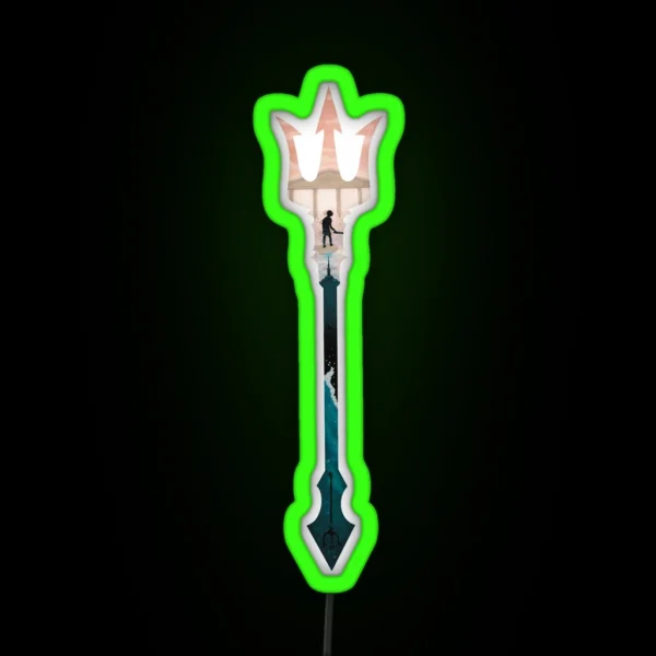 Percy Jackson Trident RGB Neon Sign