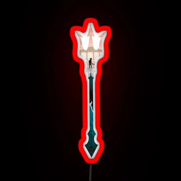 Percy Jackson Trident RGB Neon Sign