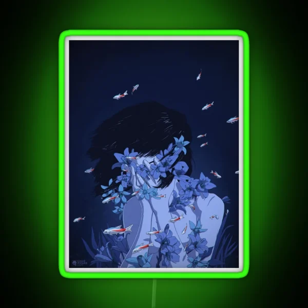 Perfect Blue RGB Neon Sign