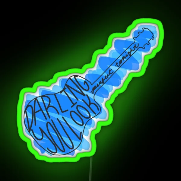 Perfect Guitar RGB Neon Sign