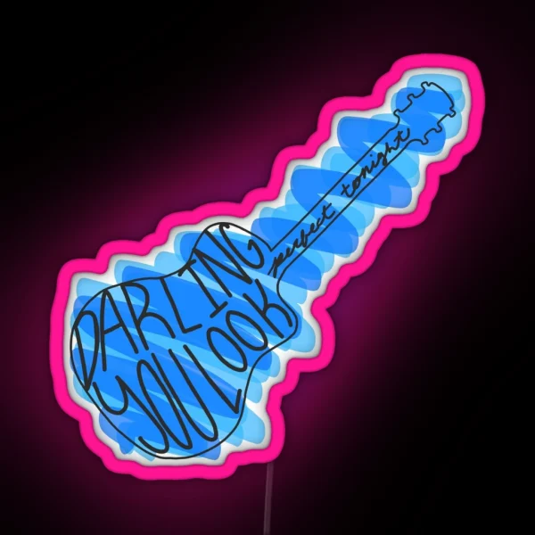 Perfect Guitar RGB Neon Sign