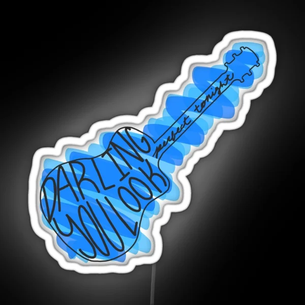 Perfect Guitar RGB Neon Sign