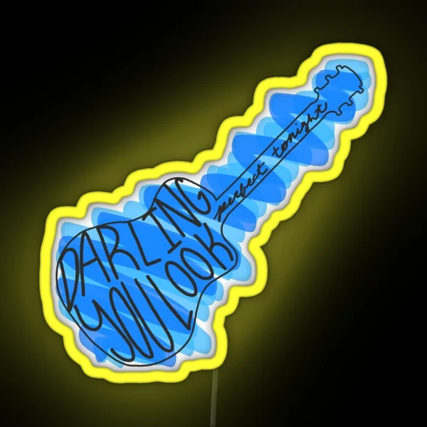 Perfect Guitar RGB Neon Sign