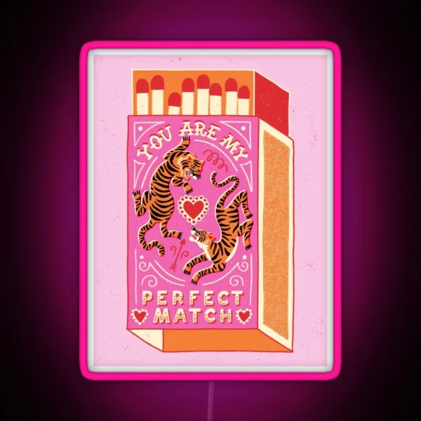 Perfect Match RGB Neon Sign