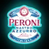 Authentic Italian Peroni Nastro Azzurro beer brand neon bar decor