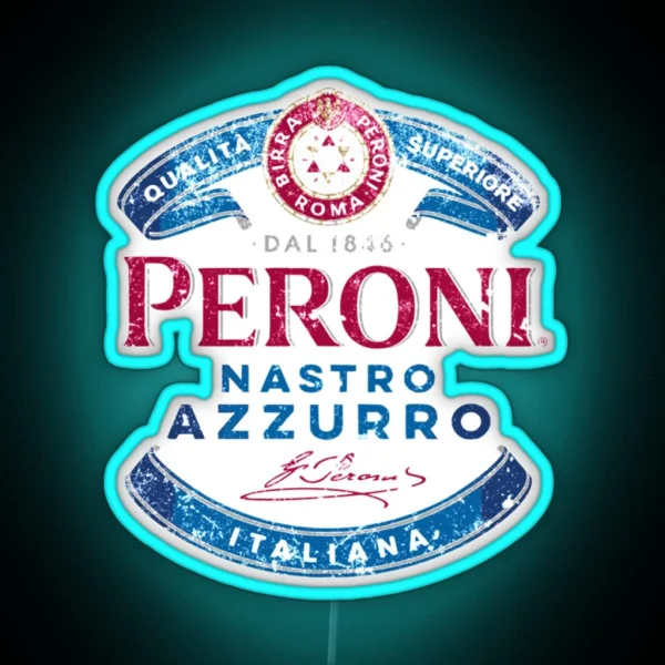 Peroni Nastro Azzurro Italy RGB Neon Sign
