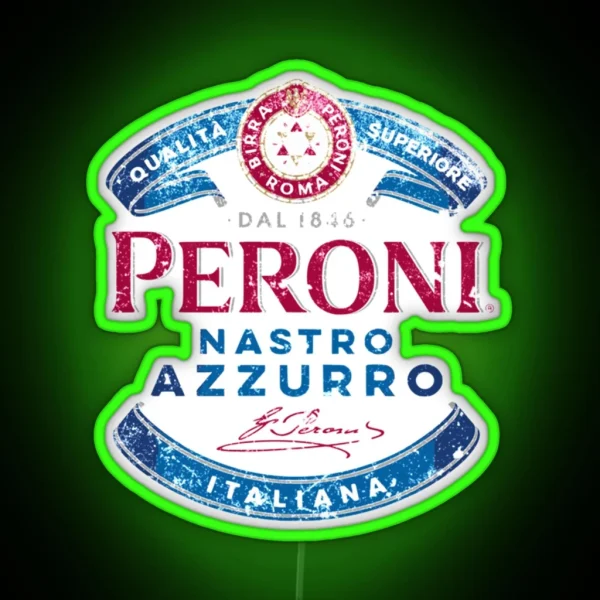 Peroni Nastro Azzurro Italy RGB Neon Sign