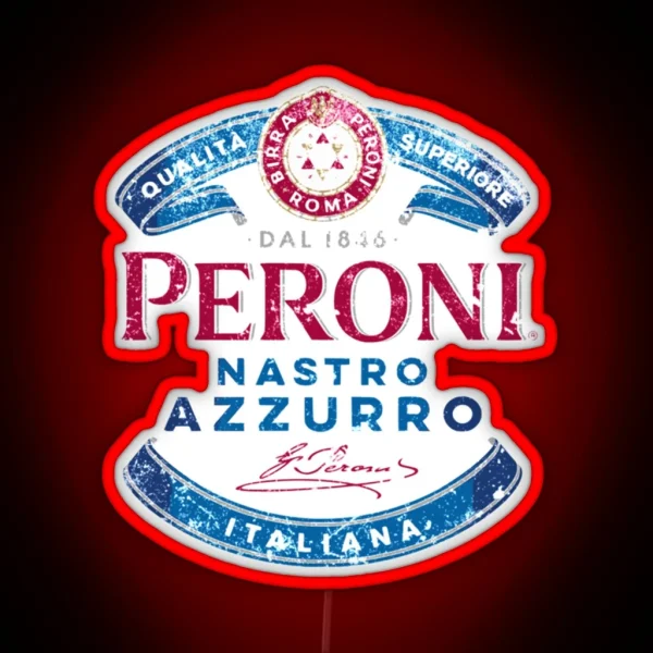 Peroni Nastro Azzurro Italy RGB Neon Sign