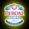 Vibrant Italian Peroni Nastro Azzurro beer bar pub decor LED sign
