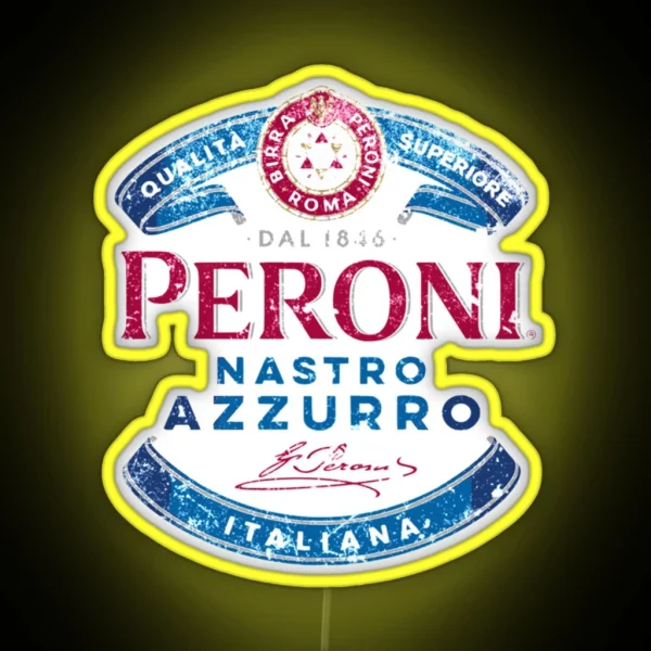 Peroni Nastro Azzurro Italy RGB Neon Sign
