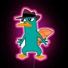Vibrant RGB LED Sign Display for Home Decor with Perry Theme