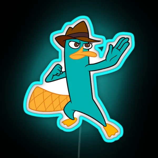 Perry The Platypus RGB Neon Sign
