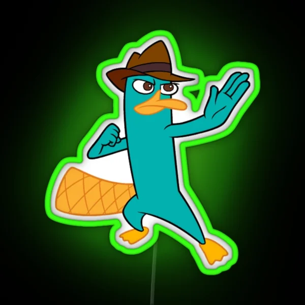 Perry The Platypus RGB Neon Sign