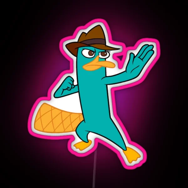 Perry The Platypus RGB Neon Sign