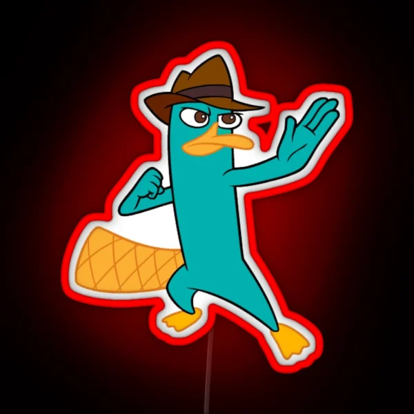 Perry The Platypus RGB Neon Sign