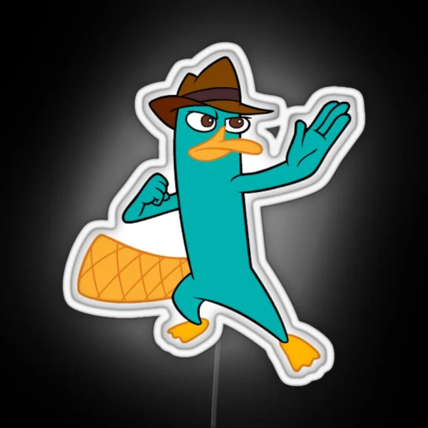 Perry The Platypus RGB Neon Sign