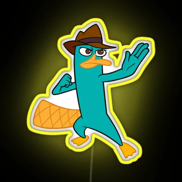 Perry The Platypus RGB Neon Sign