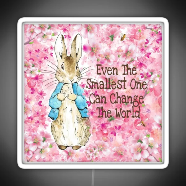 Peter Rabbit Blossom RGB Neon Sign
