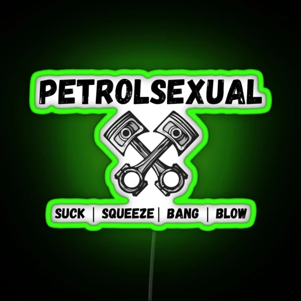 Petrol Sexual RGB Neon Sign