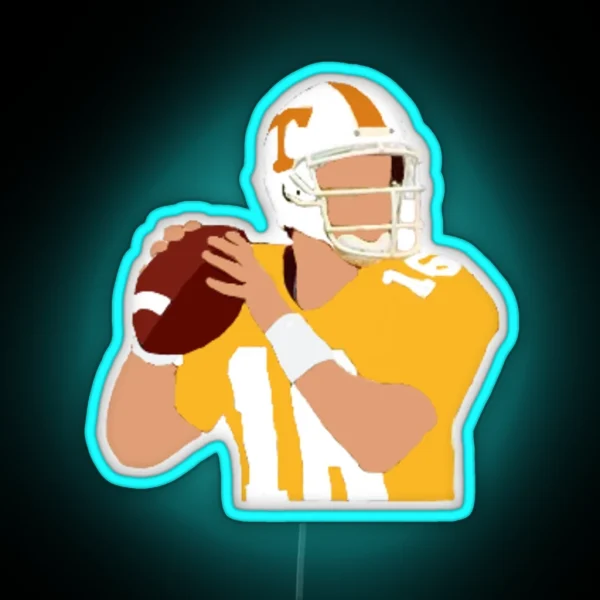 Peyton Manning RGB Neon Sign