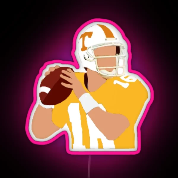 Peyton Manning RGB Neon Sign