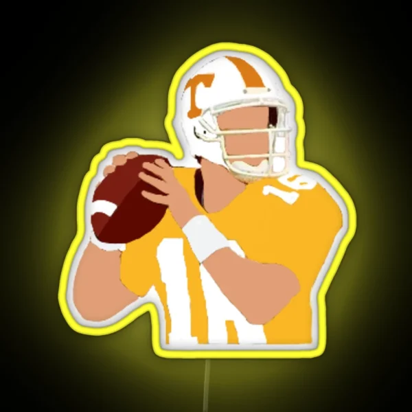 Peyton Manning RGB Neon Sign