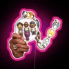 Vibrant RGB Neon Sign Inspired by Pharrell Williams' N.E.R.D. Chain Legacy