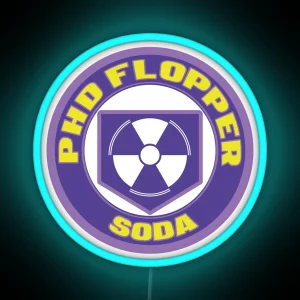 PHD Flopper Soda RGB Neon Sign