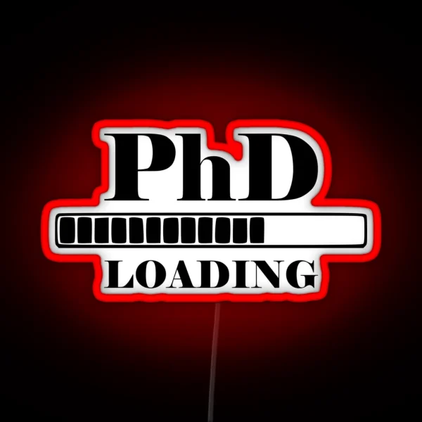 PHD Loading RGB Neon Sign