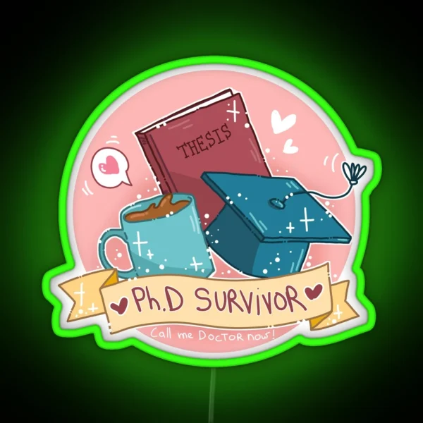 Phd Survivor RGB Neon Sign