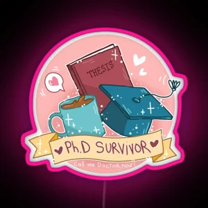 Phd Survivor RGB Neon Sign