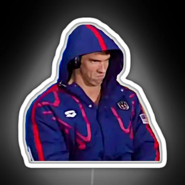Phelps Face 2016 RGB Neon Sign