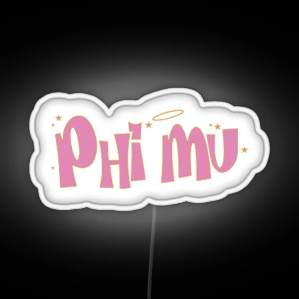 Phi Mu Led RGB Neon Sign