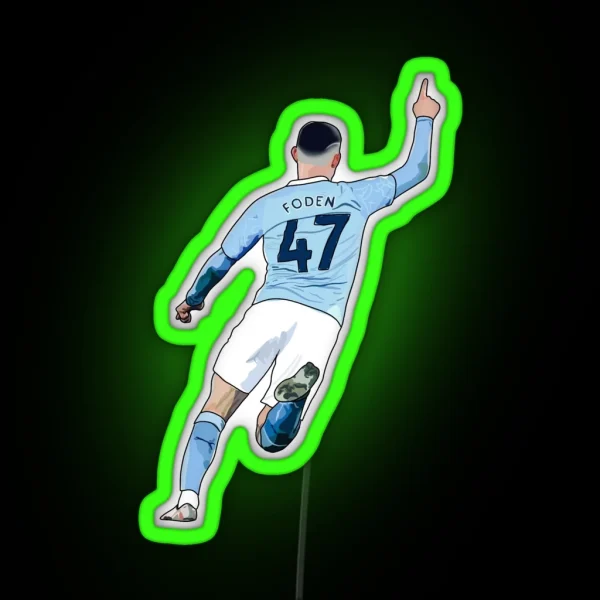 Phil Foden RGB Neon Sign