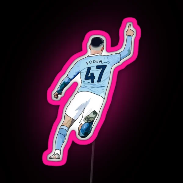 Phil Foden RGB Neon Sign