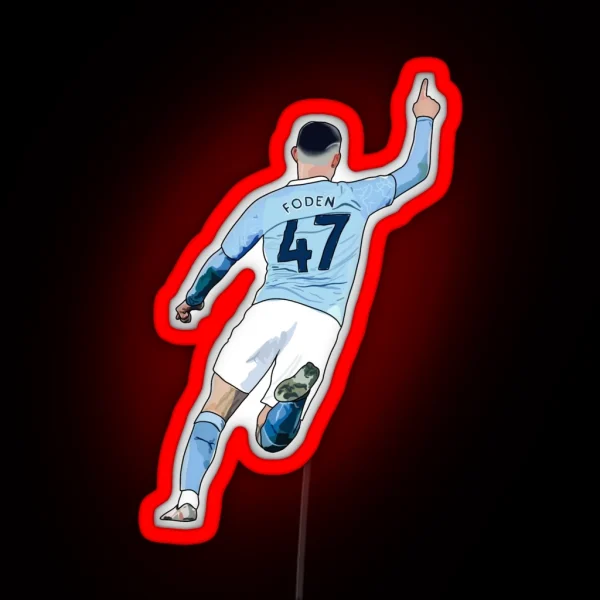 Phil Foden RGB Neon Sign