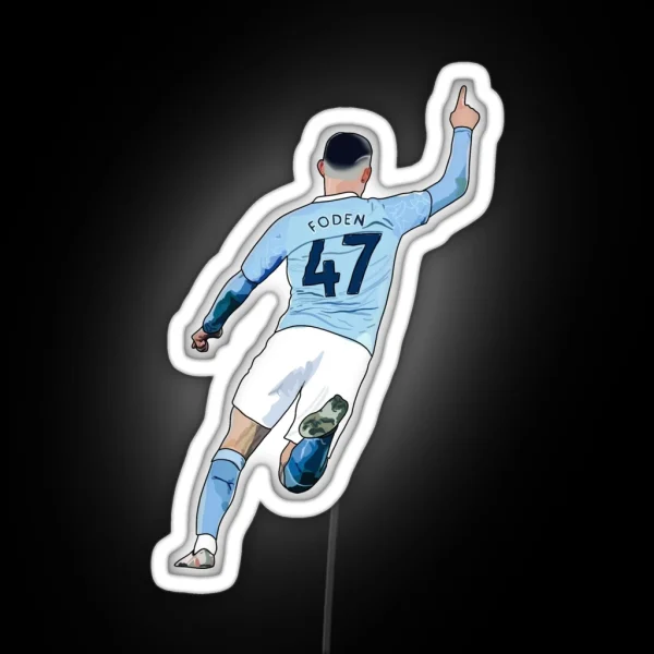 Phil Foden RGB Neon Sign
