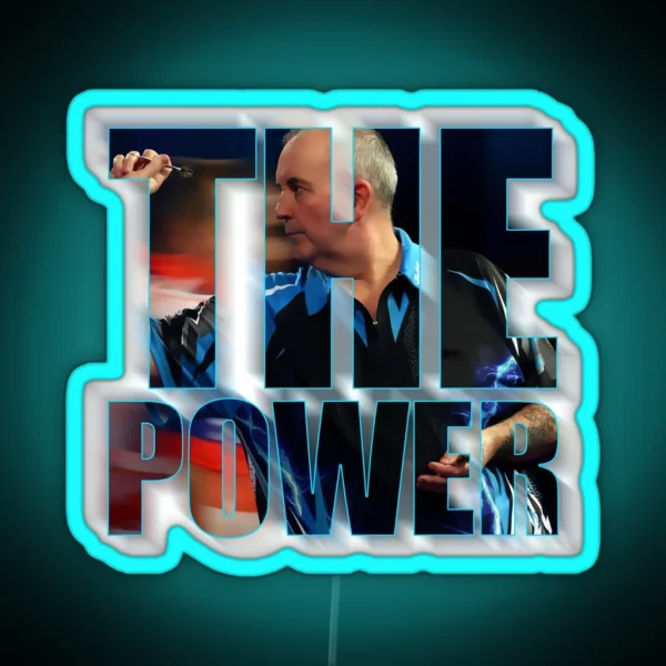 Phil Taylor The Power RGB Neon Sign
