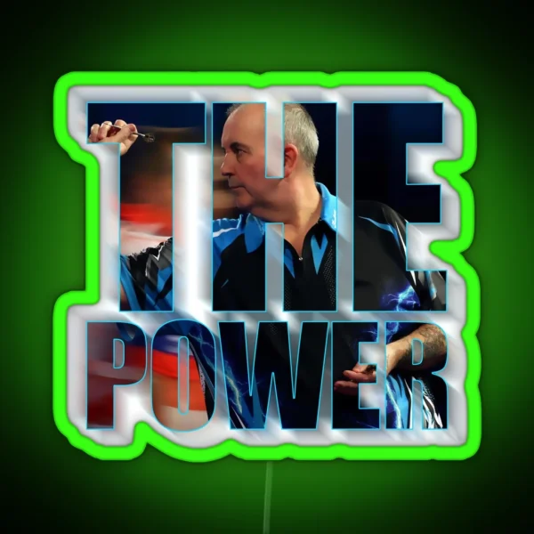 Phil Taylor The Power RGB Neon Sign