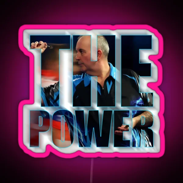 Phil Taylor The Power RGB Neon Sign