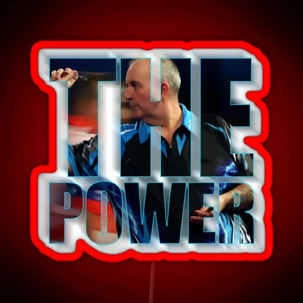 Phil Taylor The Power RGB Neon Sign