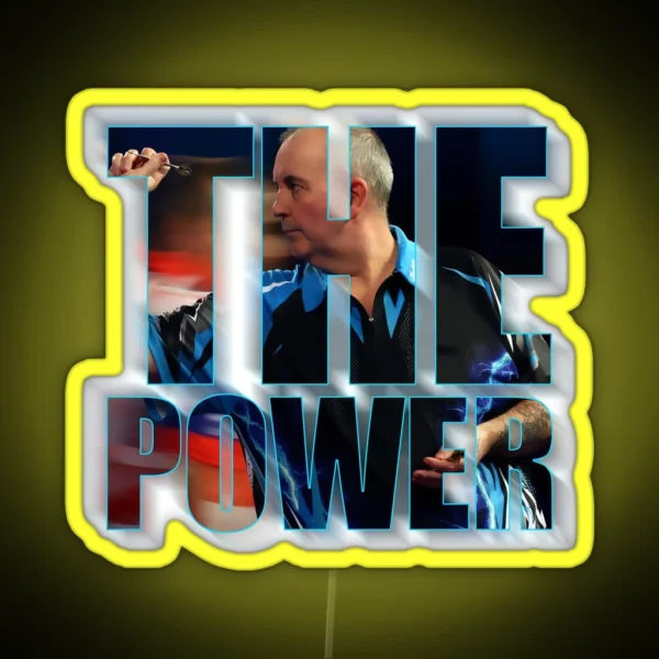 Phil Taylor The Power RGB Neon Sign