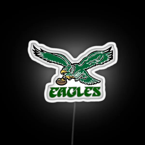 Philadelphia Vintage Eagles Logo RGB Neon Sign