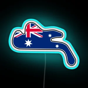 Philip Island Grand Prix Circuit Flag RGB Neon Sign