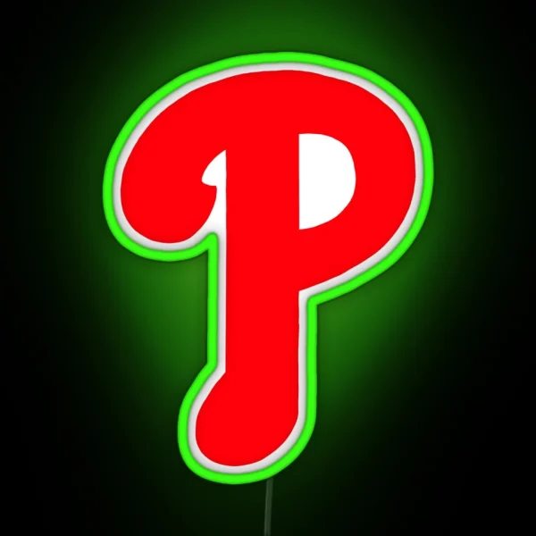 Phillies Logo RGB Neon Sign