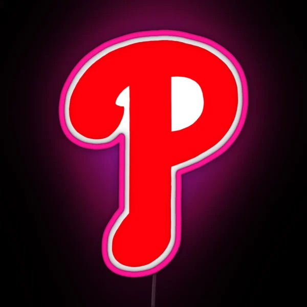 Phillies Logo RGB Neon Sign