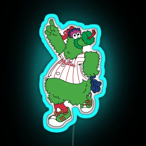 PHILLIES PHANATIC DANCING OWN HIS OWN RGB Neon Sign