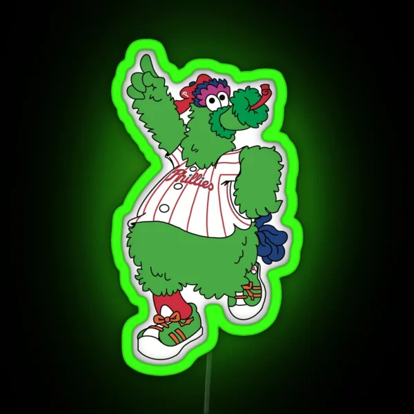 PHILLIES PHANATIC DANCING OWN HIS OWN RGB Neon Sign