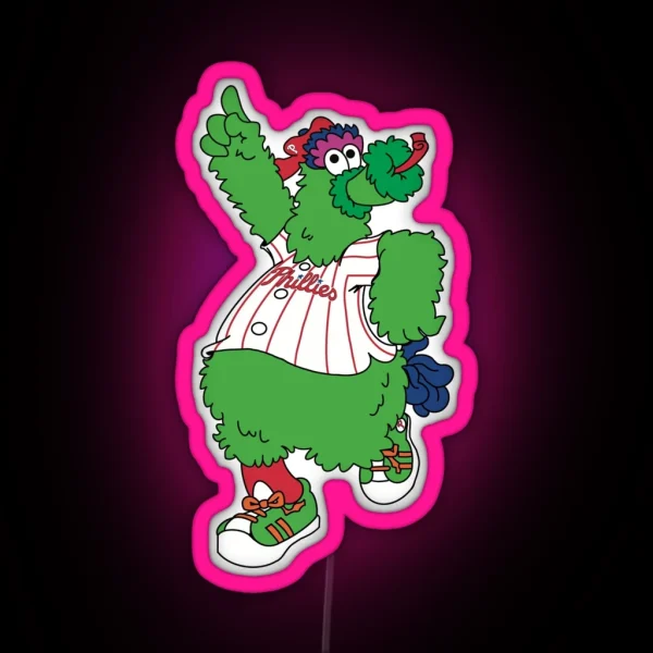 PHILLIES PHANATIC DANCING OWN HIS OWN RGB Neon Sign