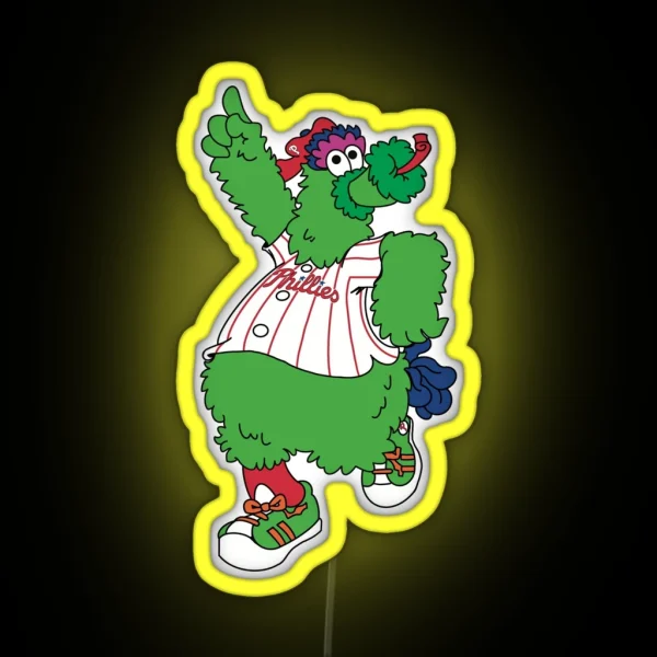 PHILLIES PHANATIC DANCING OWN HIS OWN RGB Neon Sign